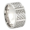 Viking Knotwork Norse Ring Stainless Steel Celtic Wedding Band 10mm Right View