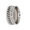 viking-rune-chain-spinner-ring-celtic-norse-anti-anxiety-band-left-view