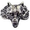 Werewolf Theme Stainless Steel Men's Wolf Ring