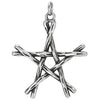 Wicca Star Pentagram Necklace Stainless Steel Pagan Pentacle Pendant