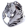 Women's Stainless Steel Horse Ring - Hypoallergenic Equestrian Jewelry