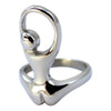Yoga Inspired Stainless Steel Thumb Ring